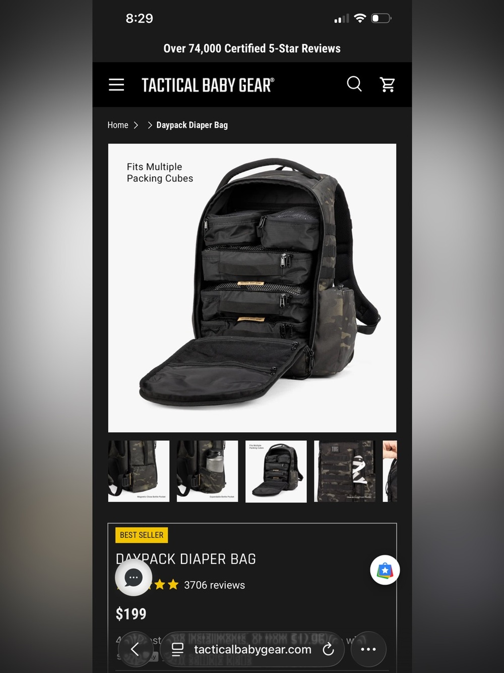 Tactical Baby Diaper Bag